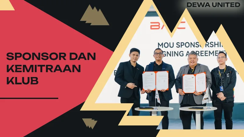 Sponsor dan Kemitraan Klub